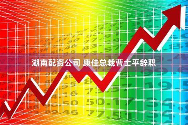 湖南配资公司 康佳总裁曹士平辞职